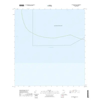 2018 Map of Dry Tortugas OE S, 2018 Print