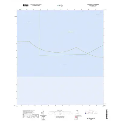 2024 Map of Dry Tortugas OE S, 2024 Print