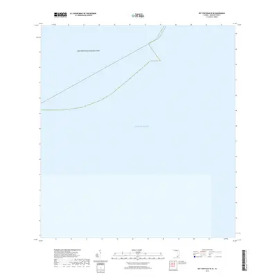 2018 Map of Dry Tortugas OE SE, 2018 Print