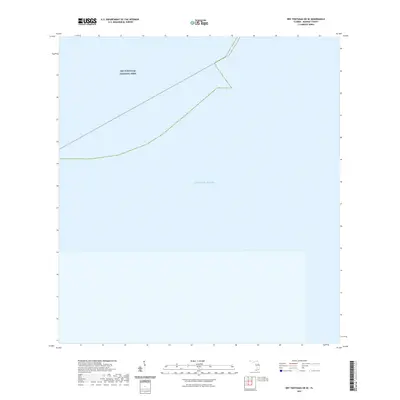 2021 Map of Dry Tortugas OE SE, 2021 Print