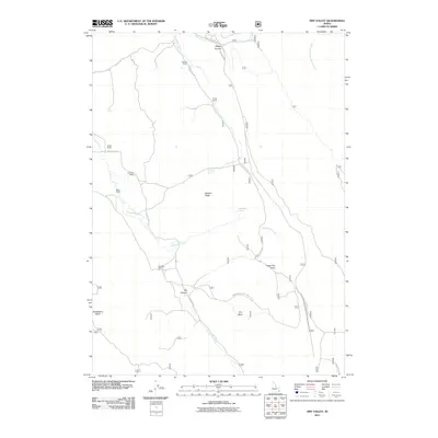 2011 Map of Dry Valley, 2011 Print