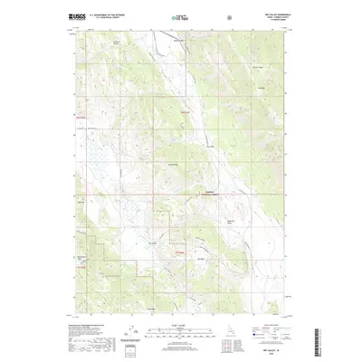 2020 Map of Dry Valley, 2020 Print