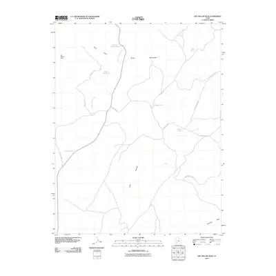 2010 Map of Dry Willow Peak, 2010 Print
