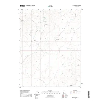 2020 Map of Dry Willow Peak, 2020 Print