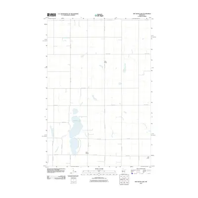 2010 Map of Dry Wood Lake, 2010 Print