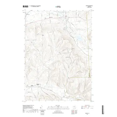 2019 Map of Dryden, 2019 Print