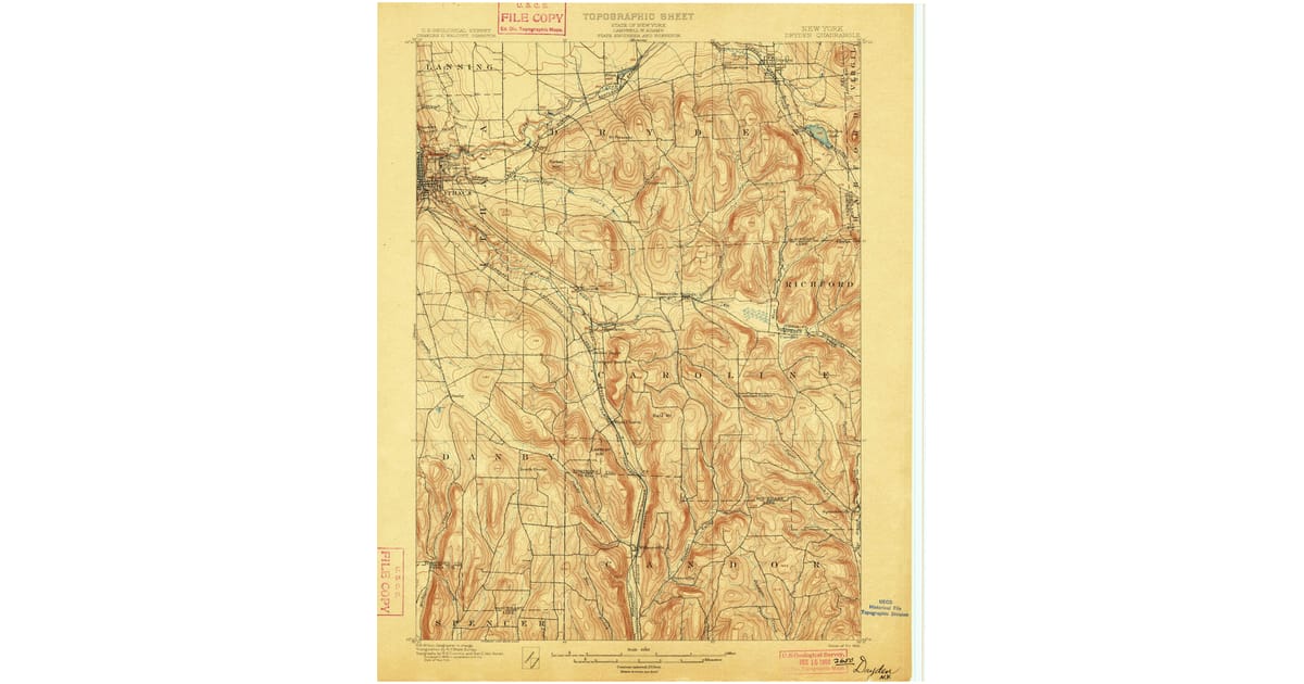 1900 1909 Maps of Berkshire NY - Dryden Tompkins County Ny Usgs Topo 1900 Og 1200x630 