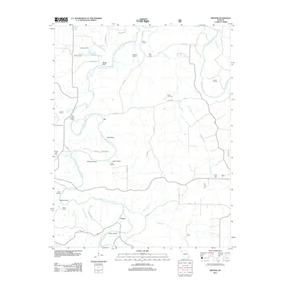 2012 Map of Drynob, 2012 Print