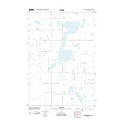 2012 Map of Drywood Lakes, 2012 Print