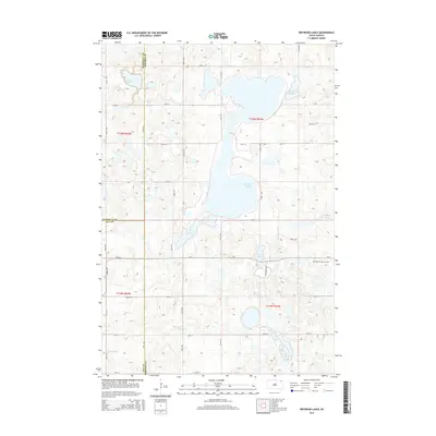2015 Map of Drywood Lakes, 2015 Print
