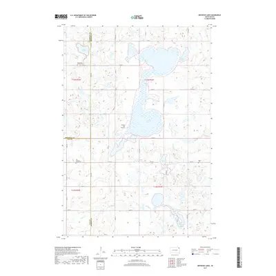 2017 Map of Drywood Lakes, 2017 Print