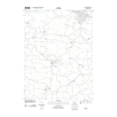 2010 Map of Du Bois, 2010 Print