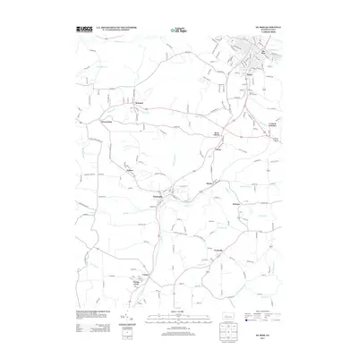2013 Map of Du Bois, 2013 Print