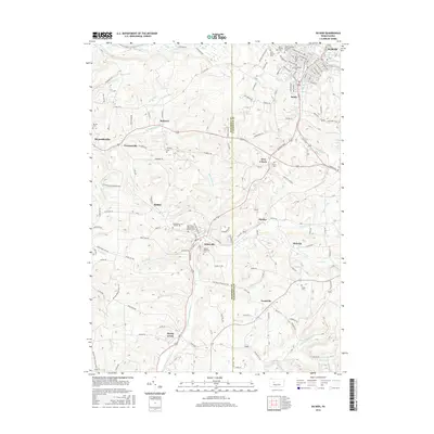 2016 Map of Du Bois, 2016 Print