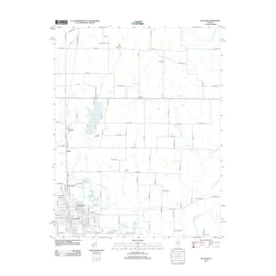 2012 Map of Du Quoin, 2012 Print