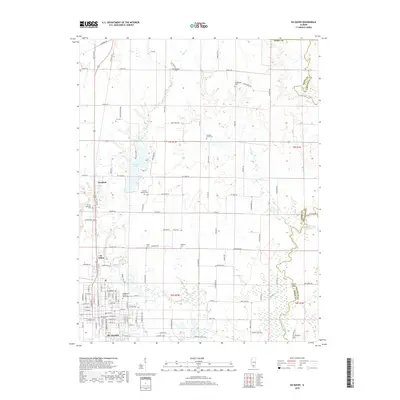 2018 Map of Du Quoin, 2018 Print