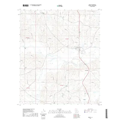 2018 Map of Dubach, 2018 Print
