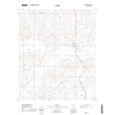 2020 Map of Dubach, 2020 Print
