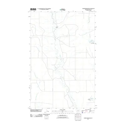 2011 Map of Dubbe Reservoir, 2011 Print