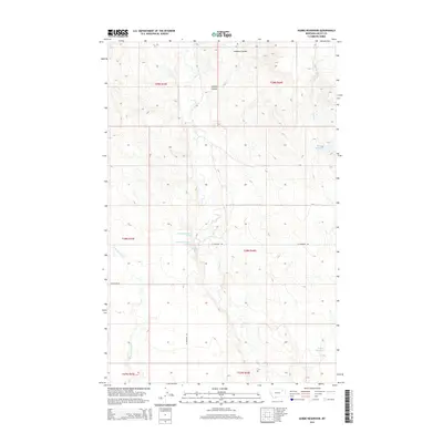 2014 Map of Dubbe Reservoir, 2014 Print