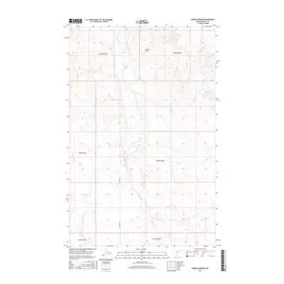2017 Map of Dubbe Reservoir, 2017 Print