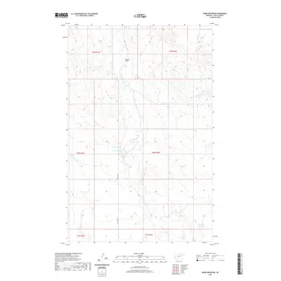2020 Map of Dubbe Reservoir, 2020 Print