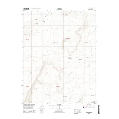 2014 Map of Dubinky Wash, 2014 Print
