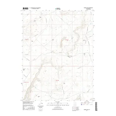 2017 Map of Dubinky Wash, 2017 Print