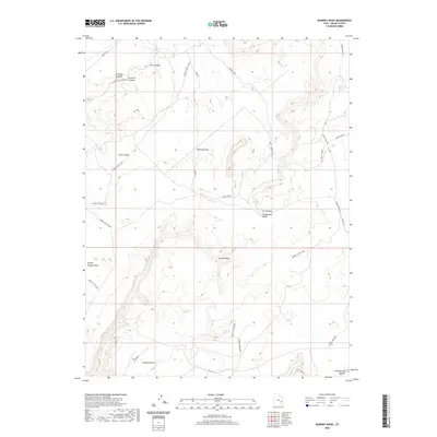 2020 Map of Dubinky Wash, 2020 Print