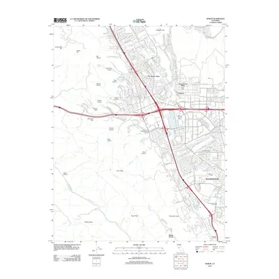 2012 Map of Dublin, 2012 Print