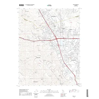 2018 Map of Dublin, 2018 Print