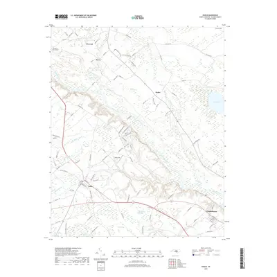 2019 Map of Dublin, 2019 Print