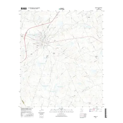2016 Map of Dublin, 2016 Print