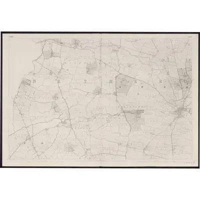 1836 Map of Dublin - Sheet 11, 1863 Print