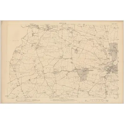 1906 Map of Dublin - Sheet 11, 1909 Print