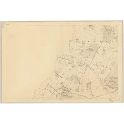 1837 Map of Dublin - Sheet 13, 1843 Print