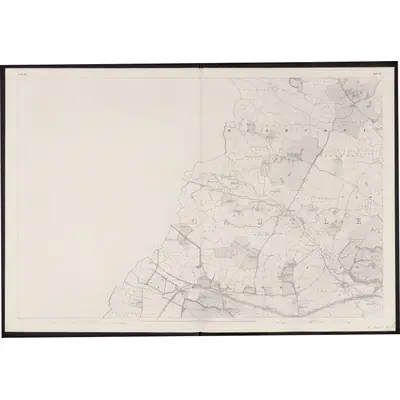 1837 Map of Dublin - Sheet 13, 1863 Print
