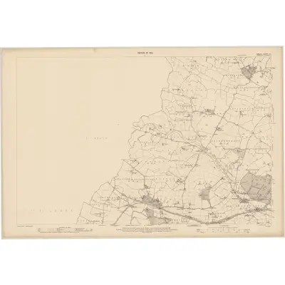 1906 Map of Dublin - Sheet 13, 1910 Print