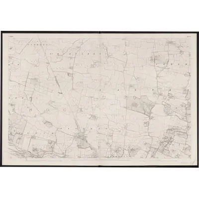 1837 Map of Dublin - Sheet 14, 1863 Print