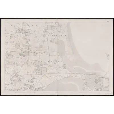 1837 Map of Dublin - Sheet 15, 1863 Print
