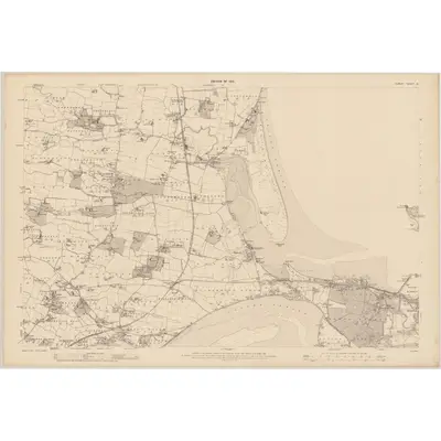 1907 Map of Dublin - Sheet 15, 1910 Print