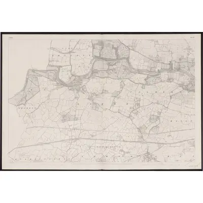 1836 Map of Dublin - Sheet 17, 1863 Print