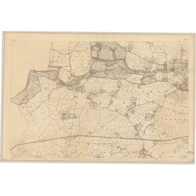 1837 Map of Dublin - Sheet 17, 1843 Print
