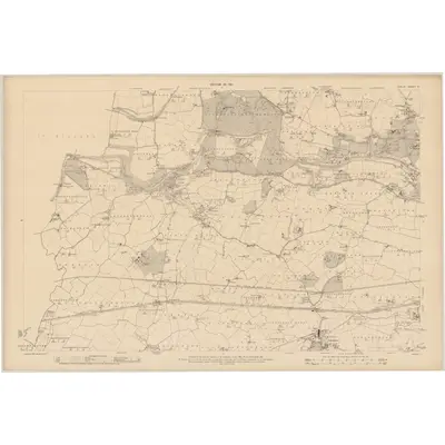 1908 Map of Dublin - Sheet 17, 1911 Print