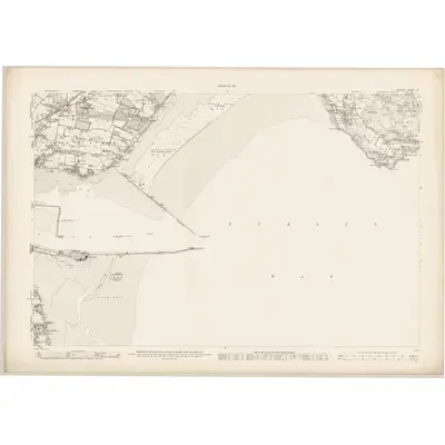 1908 Map of Dublin - Sheet 19, 1912 Print