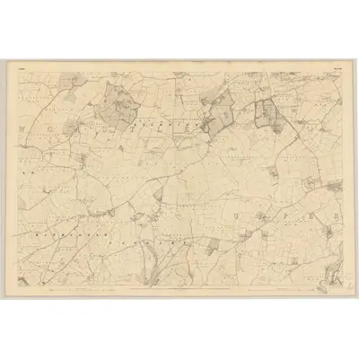 1837 Map of Dublin - Sheet 21, 1843 Print