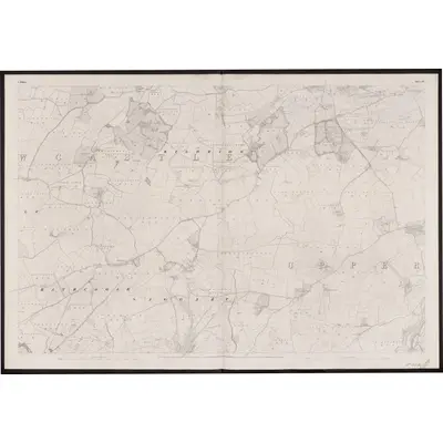 1837 Map of Dublin - Sheet 21, 1862 Print