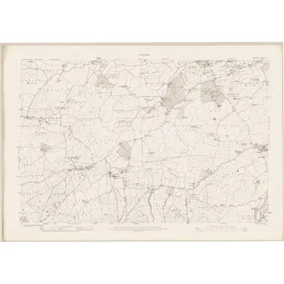 1909 Map of Dublin - Sheet 21, 1912 Print
