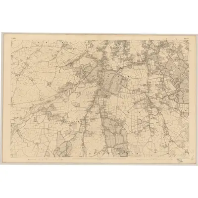 1837 Map of Dublin - Sheet 22, 1843 Print