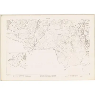 1909 Map of Dublin - Sheet 24 & 24A, 1912 Print